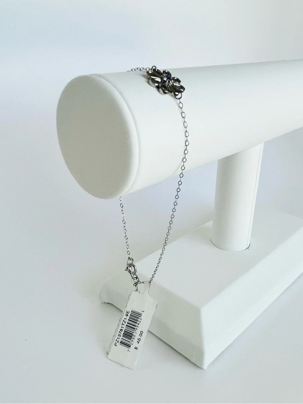 Giani Bernini Cubic Zirconia Ankle Bracelet in Sterling Silver